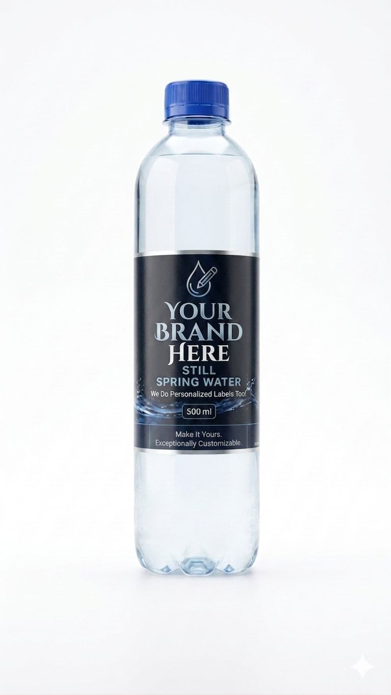 Custom branded TrueSpring bottled water